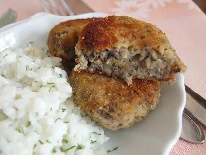Грибные котлеты из шампиньонов