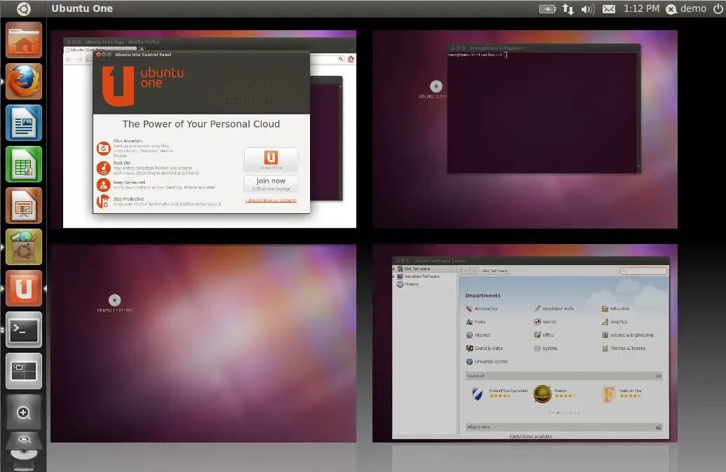 Видео ubuntu. Ubuntu workspace. unity workspace. workspace switcher. unity 7 ubuntu.