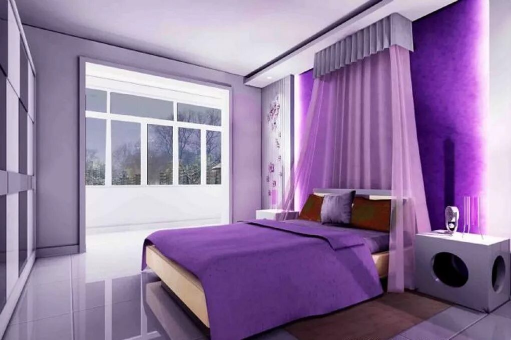 Выделение фиолетового цвета. Интерьер в сиреневых тонах. Спальня в сиреневом стиле. Спальня в фиолетовом стиле. Спальня в сиренево белых тонах.