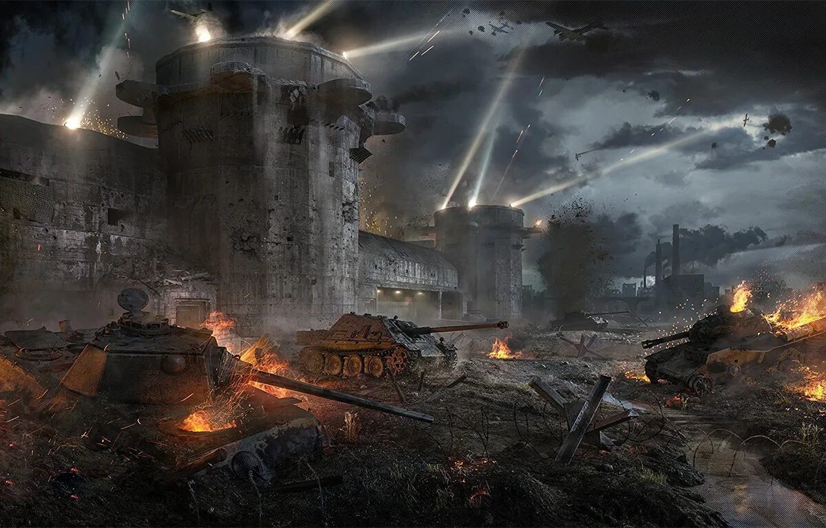 Мир танков сражение. Укреп World of Tanks. Укрепрайон в World of Tanks. Поле сражения ворлд оф тенкс.