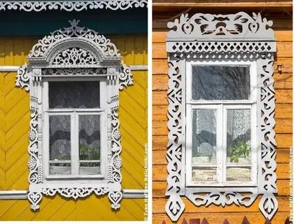 Декоративное украшение окна в русской избе