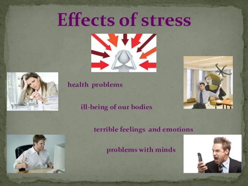 Общий адаптационный синдром. Symptoms of stress. Что вызывает стресс на английском. Health problems презентация. Эустресс это в психологии.