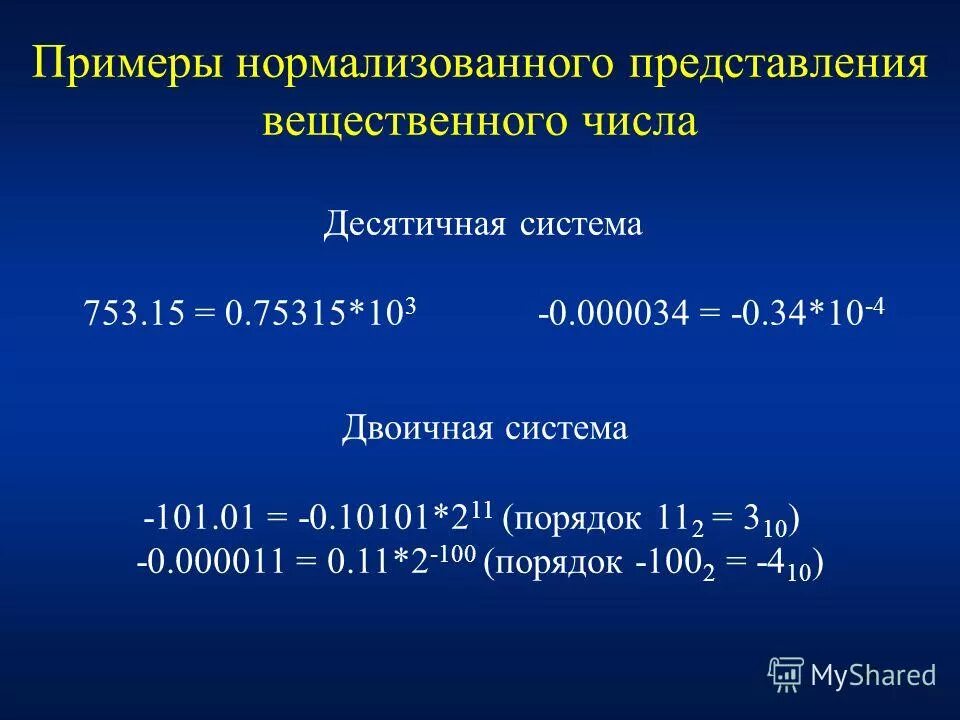 Вещественная степень вещественного числа