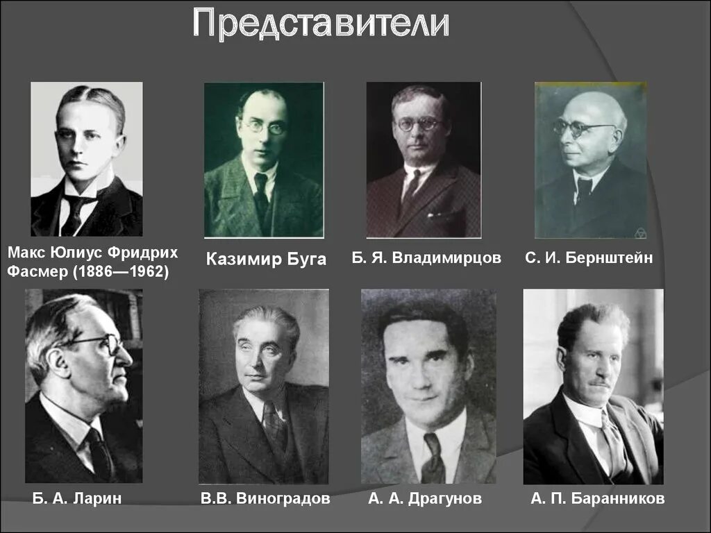 И т д представители. Петербургская лингвистическая школа представители. московская лингвистическая школа представители. ленинградская (петербургская) фонологическая школа (. макс ю́лиус фри́дрих фа́смер.