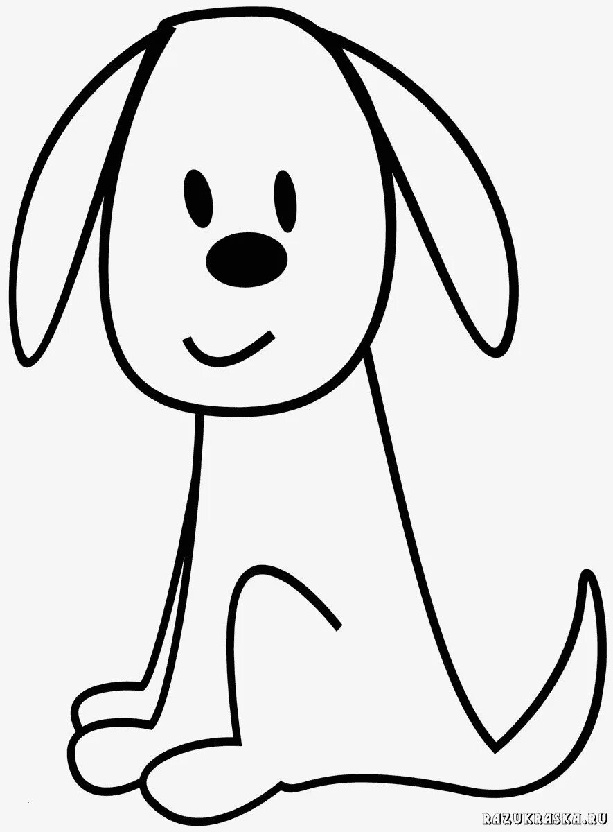 Собачка рисунок. Раскраска собачка. Собака детский рисунок. Собака раскраска для детей. Картинки собак легкие