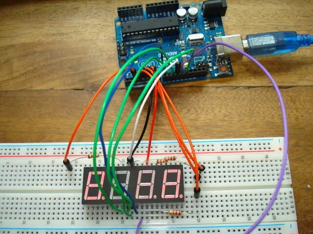 Arduino сегментный индикатор. Hs420561k. max7219 7 сегментный индикатор + ds1302 + ds18b20. hs420561k-c30. hs410361k-32.