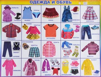 Есть одежда на букву и
