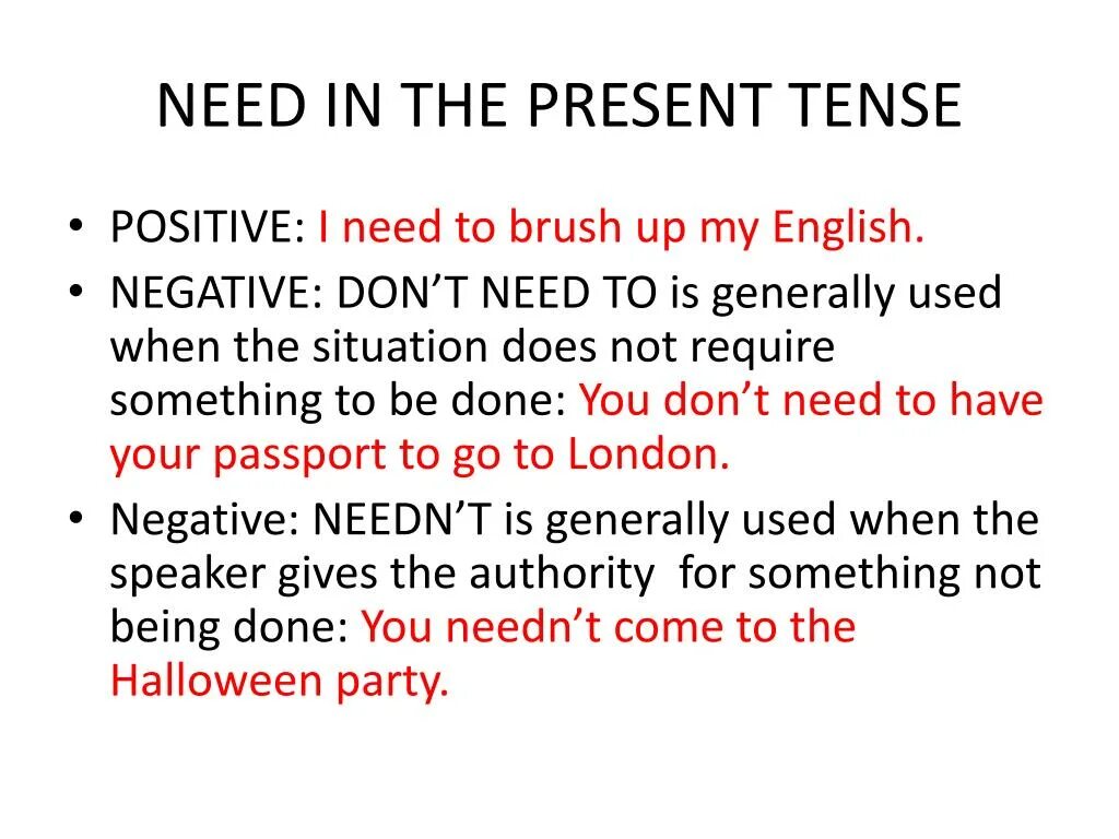 Necessary definition