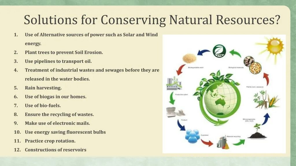 Many natural resources. Natural resources. Depletion of natural resources. Natural resources use. Natural resource Conservation.
