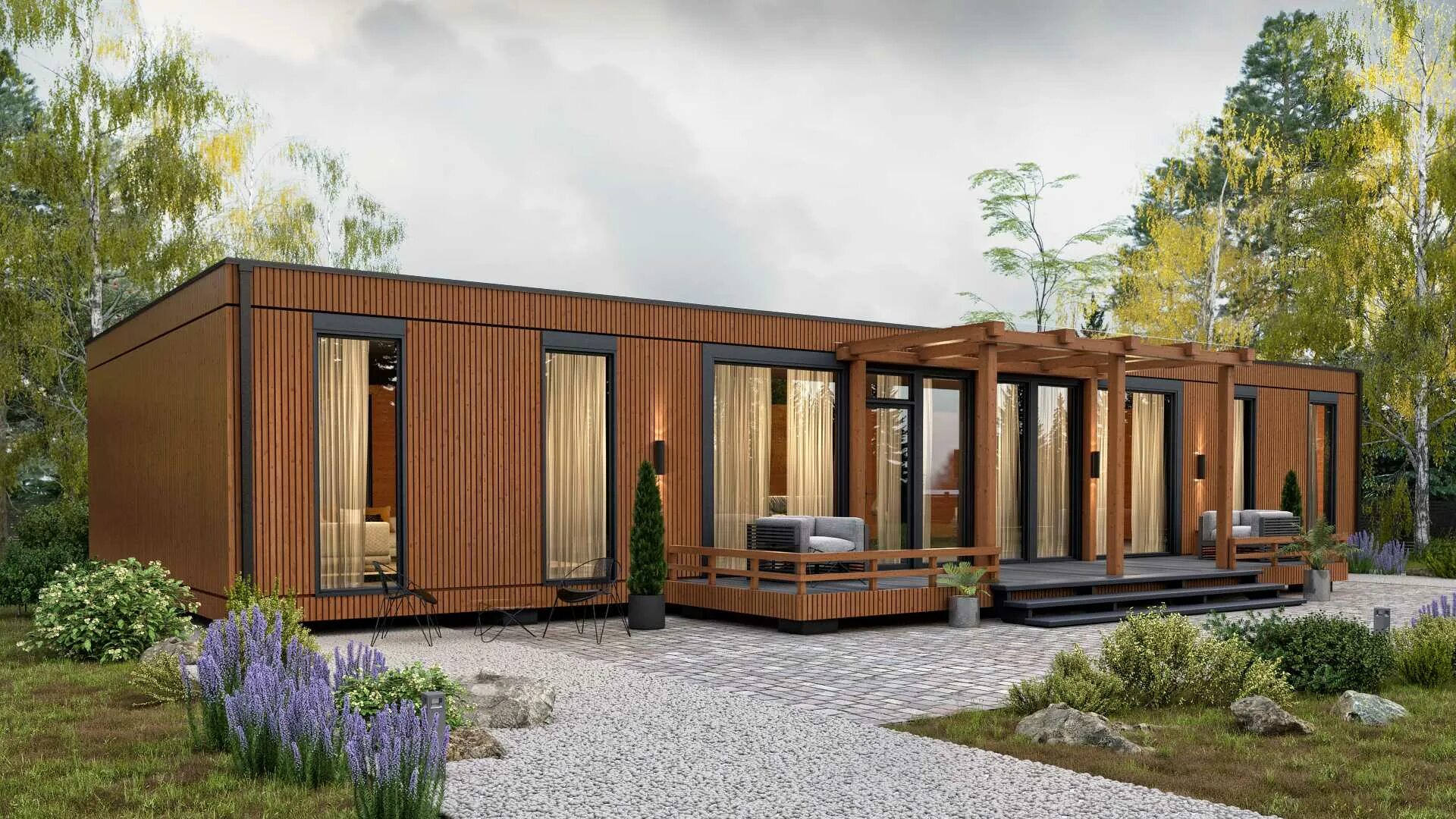 Модульный домик. Быстровозводимый модульный дом. Быстровозводимый дом. Zrobym architects архитектурное бюро. Модульный дом.