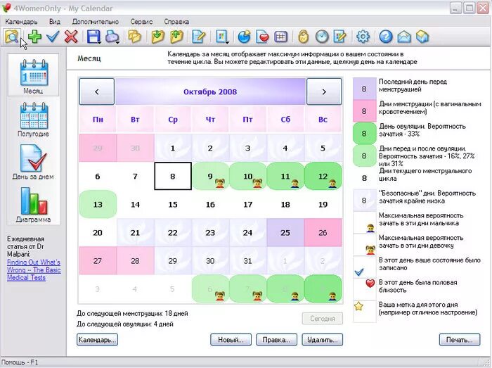 Месячные календарь. Календарь женского цикла. Обозначения в женском календаре. Таблица для расчета цикла месячных. Календарь женского здоровья.
