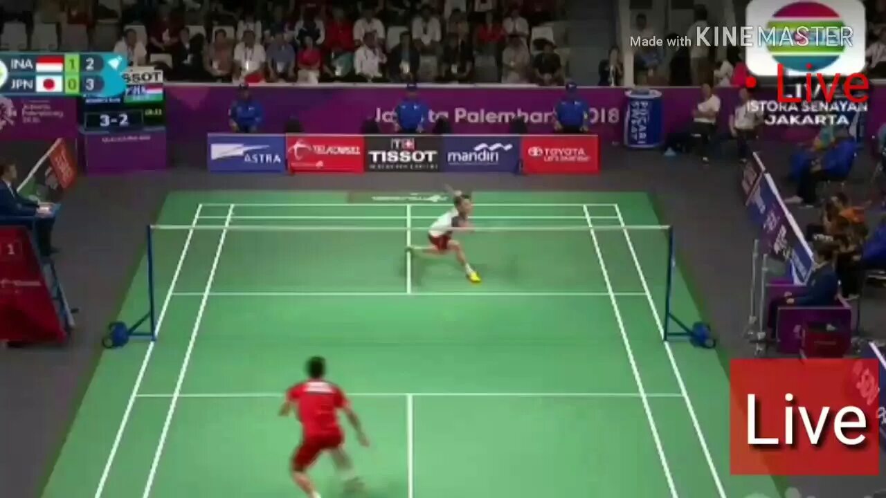 Live streaming badminton