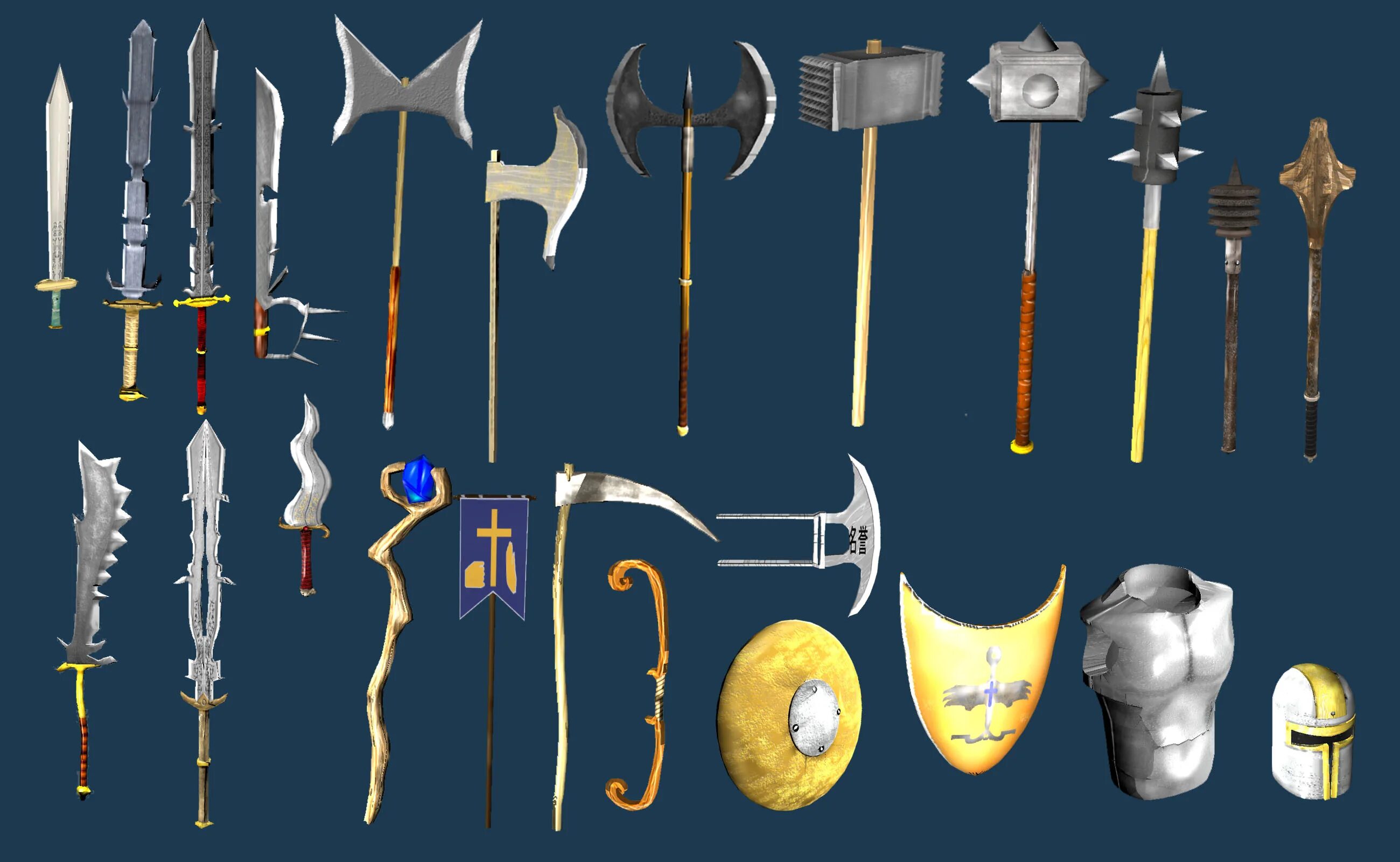 Models weapons