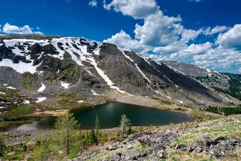 Хребет в горном алтае