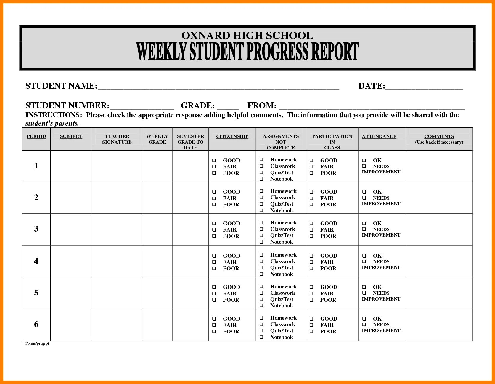 Progress reporting. Weekly progress report. progress report template. student progress. progress report example.