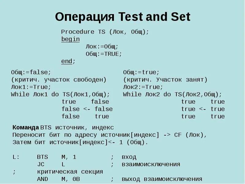 Логический опорный конспект лок это. Аппаратная поддержка взаимоисключений. Команда Test-and-Set. Команда swap.. ALPHATEST'S Fine-Pitch Test-Probes, Test-Sockets, and Test-Fixtures.. Команды тест 3