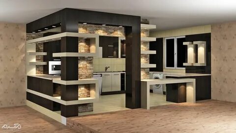 مدل کابینت آشپزخانه ام دی اف (MDF) شیک و کاربردی - دکوراسیون داخلی.