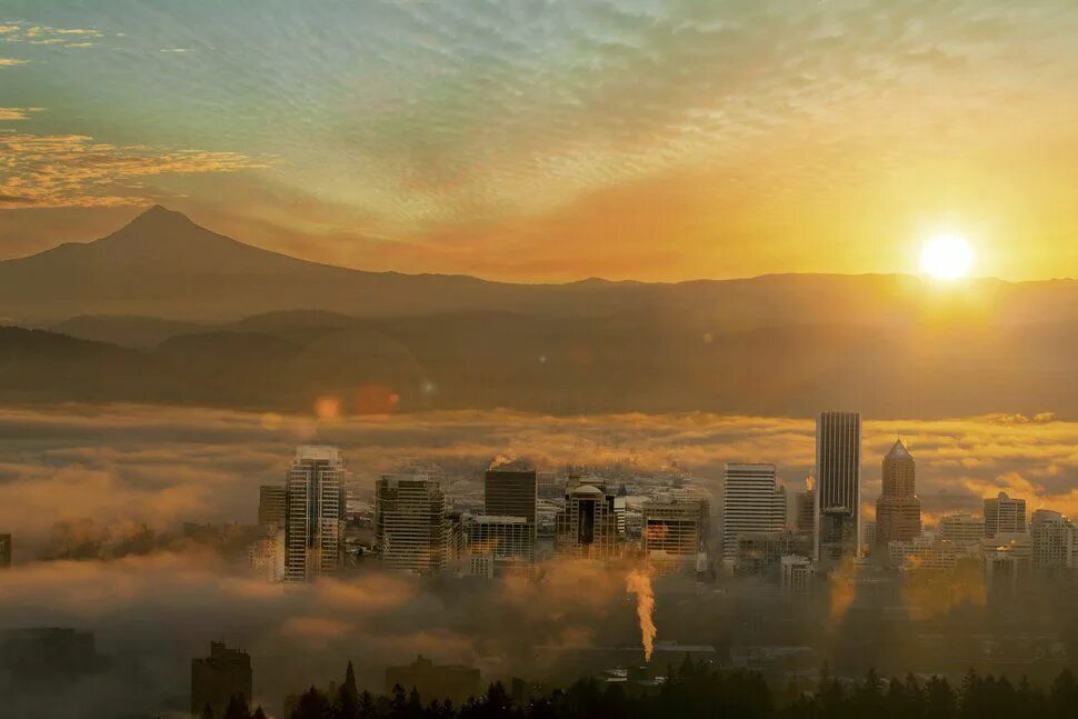 Over the city. Город солнца. sunrise in city. half city sunrise. sunrise on usa street.