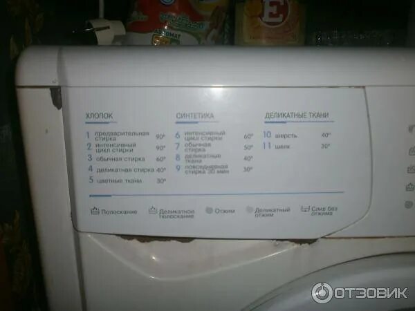 Машина индезит не отжимает причина. Панель на стиральной машинке Индезит EWSD 51031.