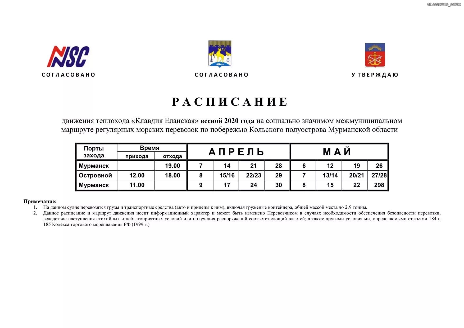 Маршрут 4 мурманск