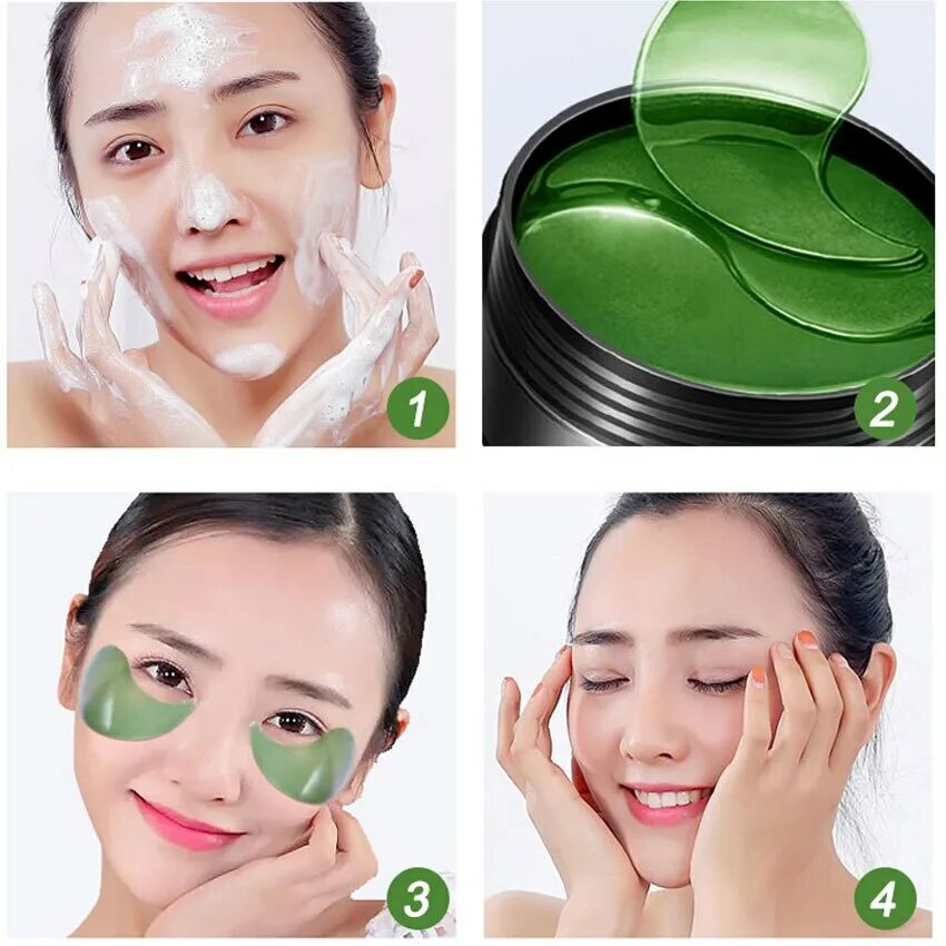 Патчи для глаз Medi Flower, Marine Seaweed, 60 шт. - характеристики и описание н