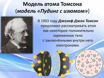 Томсон и резерфорд