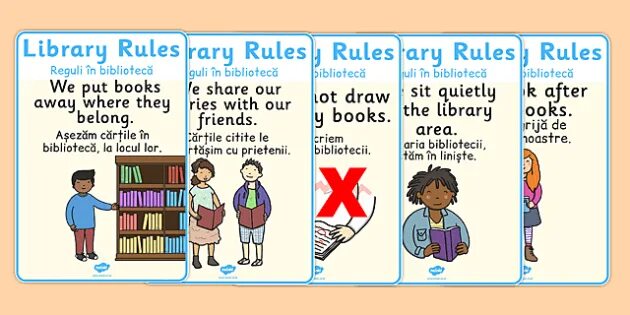 Library rules. Rules in the library. at the library тема. library rules перевод.
