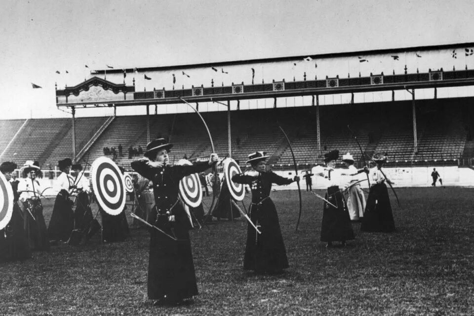 Олимпийские игры xx века. Олимпийские игры в Лондоне 1908. Олимпийские игры 1908 года женщины.