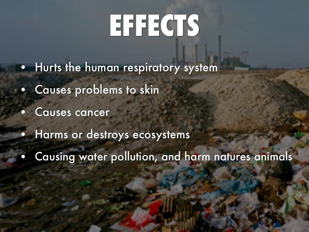 Effects of Soil pollution. Causes of Soil pollution. Effects of Water pollution. The cause and Effect of pollution.