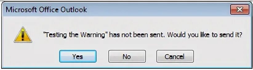 Has been sending