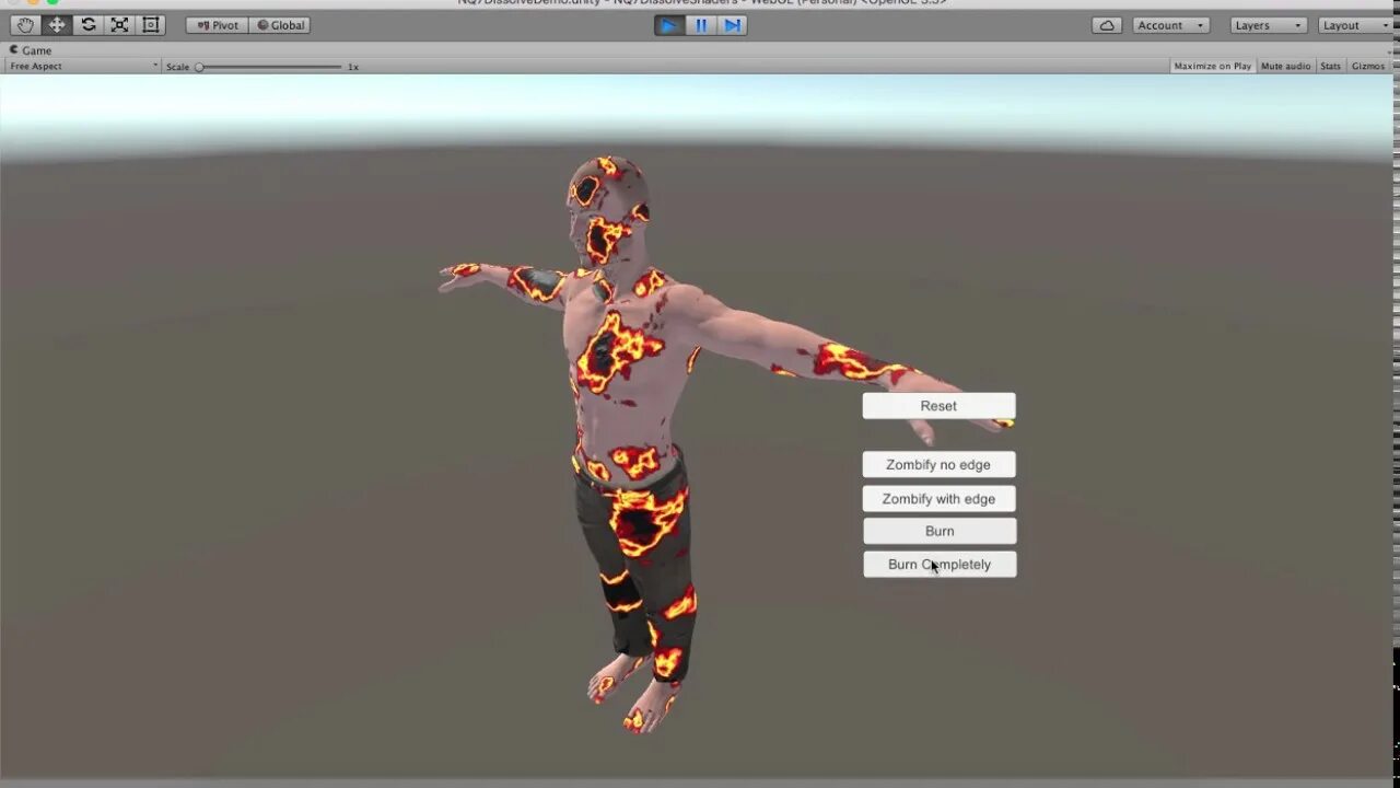 Как сделать эффекты в unity