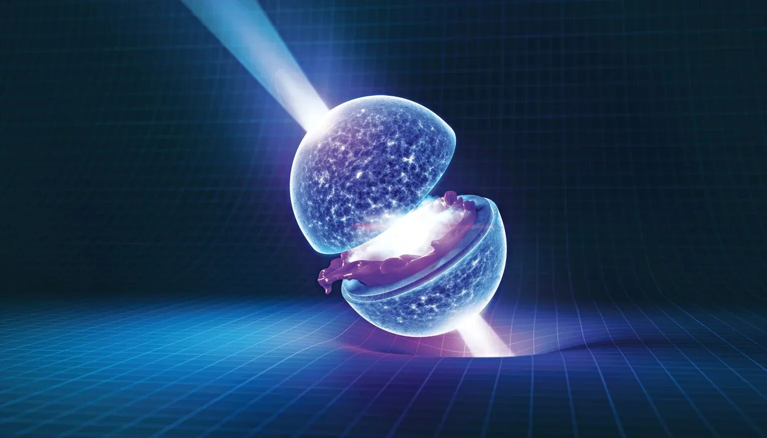 Neutron star collision