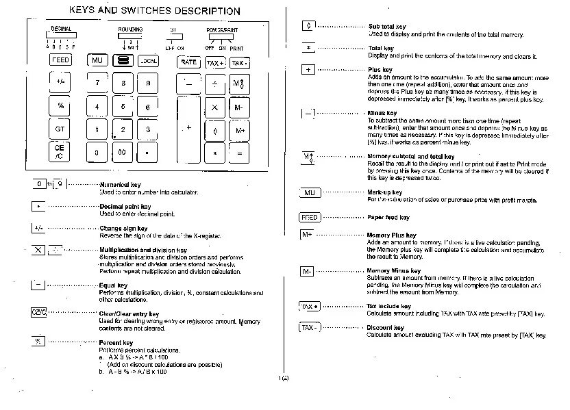 Инструкция калькулятора на русском языке