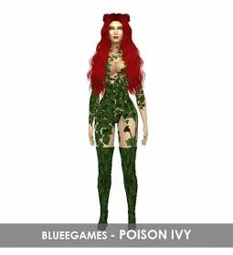 Китайская версия пойзон. Poison Ivy SIMS 4. Poison Ivy костюмы для SIMS 4. Костюм Пойзон Айви симс 4. SIM Poison Ivy SIMS 4.
