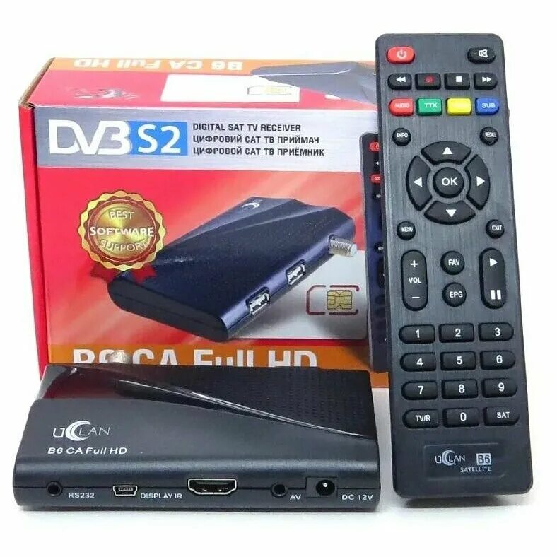 Универсальную приставку для телевизора. UCLAN b6 CA Full HD. UCLAN приставка. Фото и цены спутникового ресивера.