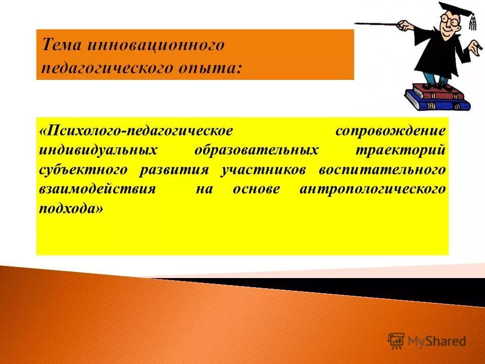 Индивидуальное сопровождение педагога. Индивидуальное сопровождение педагога