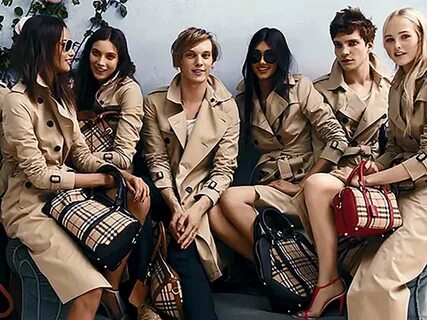 Коллаборации с burberry