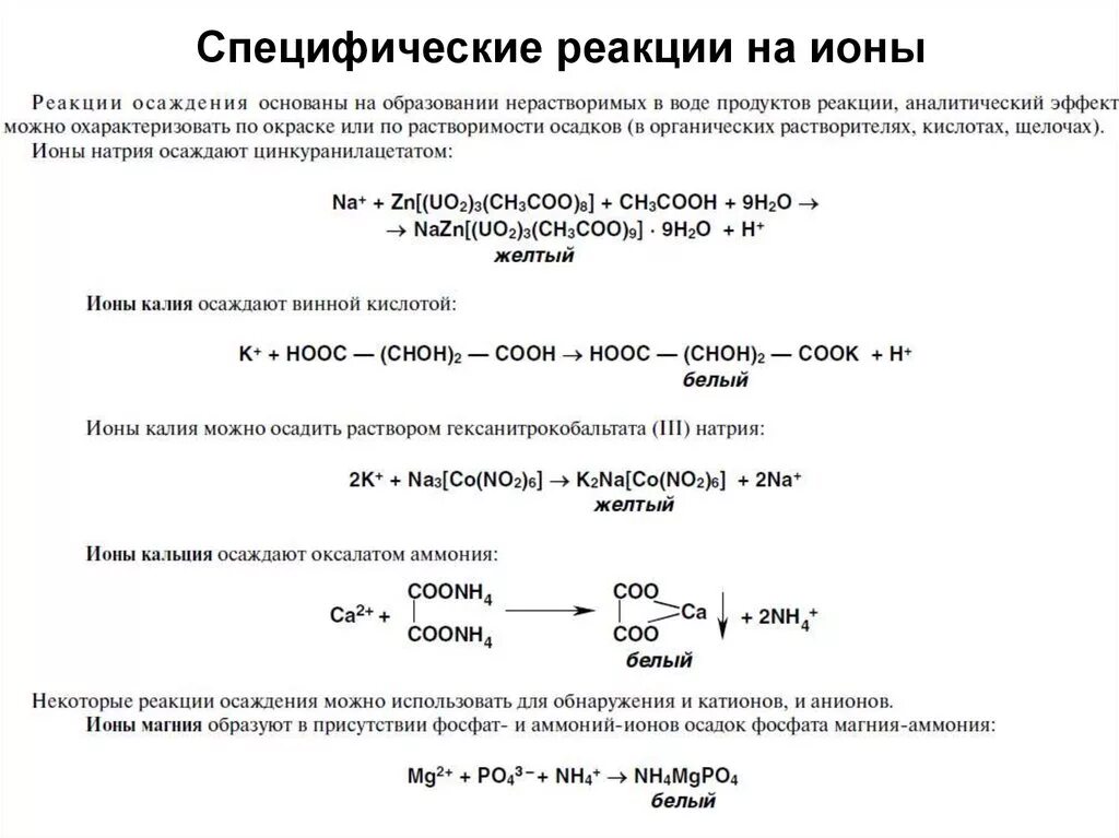 Качественные реакции на ионы в растворе. Качественная реакция на ионы кальция. Реакция обнаружения катионов кальция.