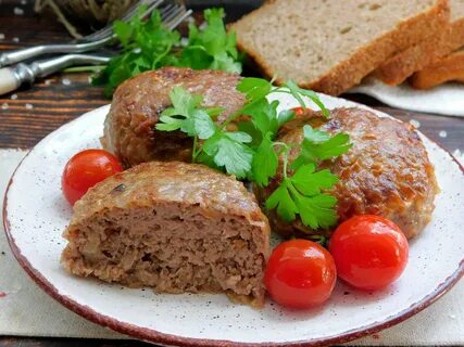 Котлета мясная запеченная