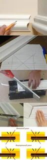 Как правильно состыковать потолочный плинтус в углах