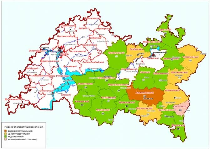 Карта областей татарстана. Карта Альметьевского района. Республика Татарстан Альметьевский муниципальный район карта. Карта Татарстана с районами и деревнями. Альметьевский район на карте Татарстана.