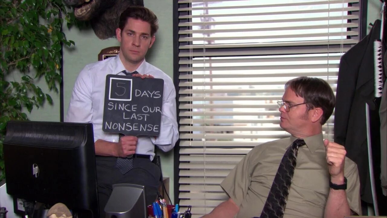 Days since last. Дуайт шрут офис. Michael Scott and Dwight Schrute.