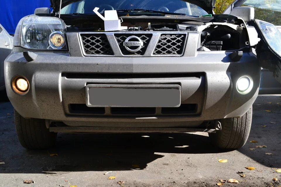 X trail противотуманки. ПТФ X-Trail t31. Противотуманки Nissan x-Trail t31. Nissan x Trail t31 ПТФ. Доп свет на Nissan x-Trail t30.