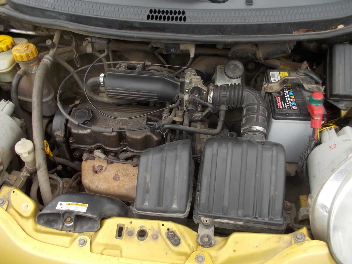 Добрался до клапанов Daewoo Matiz (M100, M150), 0,8 л, 2007 года своими руками