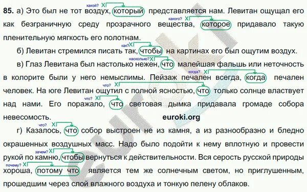 Ладыженская 9 класс 169. Упражнение 85 по русскому языку 9 класс ладыженская. Русский язык 9 класс Тростенцова ладыженская. Упражнения 85 по русскому языку. Учебник по русскому языку 9 класс Тростенцова 2 часть.