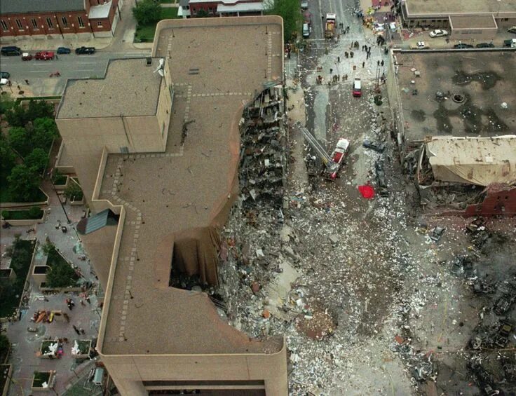 The explosion tore through the building