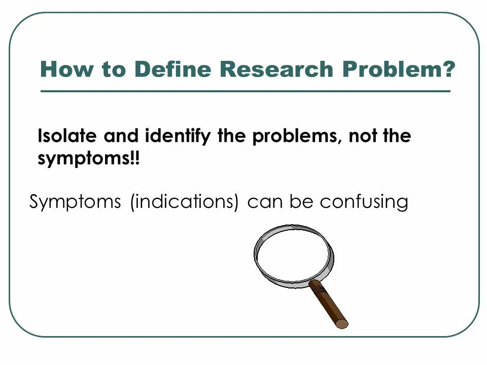 Research problem
