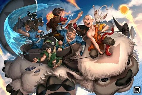 Avatar The Last Airbender, Legend Of Aang, Fanart, Modern Edition, Avat...