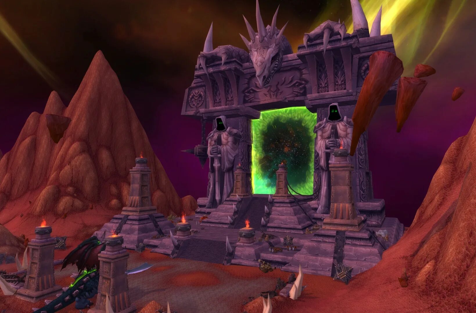 Цитадель адского пламени запределье. Цитадель магтеридона варкрафт. Полуостров адского пламени дренор. Адского пламени вов. World of warcraft остров адского пламени.