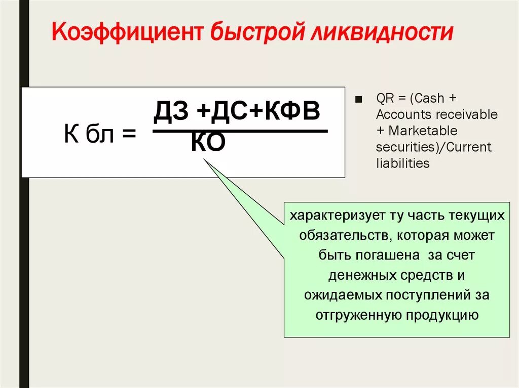 Коэффициент быстрой ликвидности формула по строкам. Коэффициентбыстрр оиквидности. Коэффициент быстрой ли. Коэффициент быстрой ликвидности. Коэффициент быстрой (срочной) ликвидности.